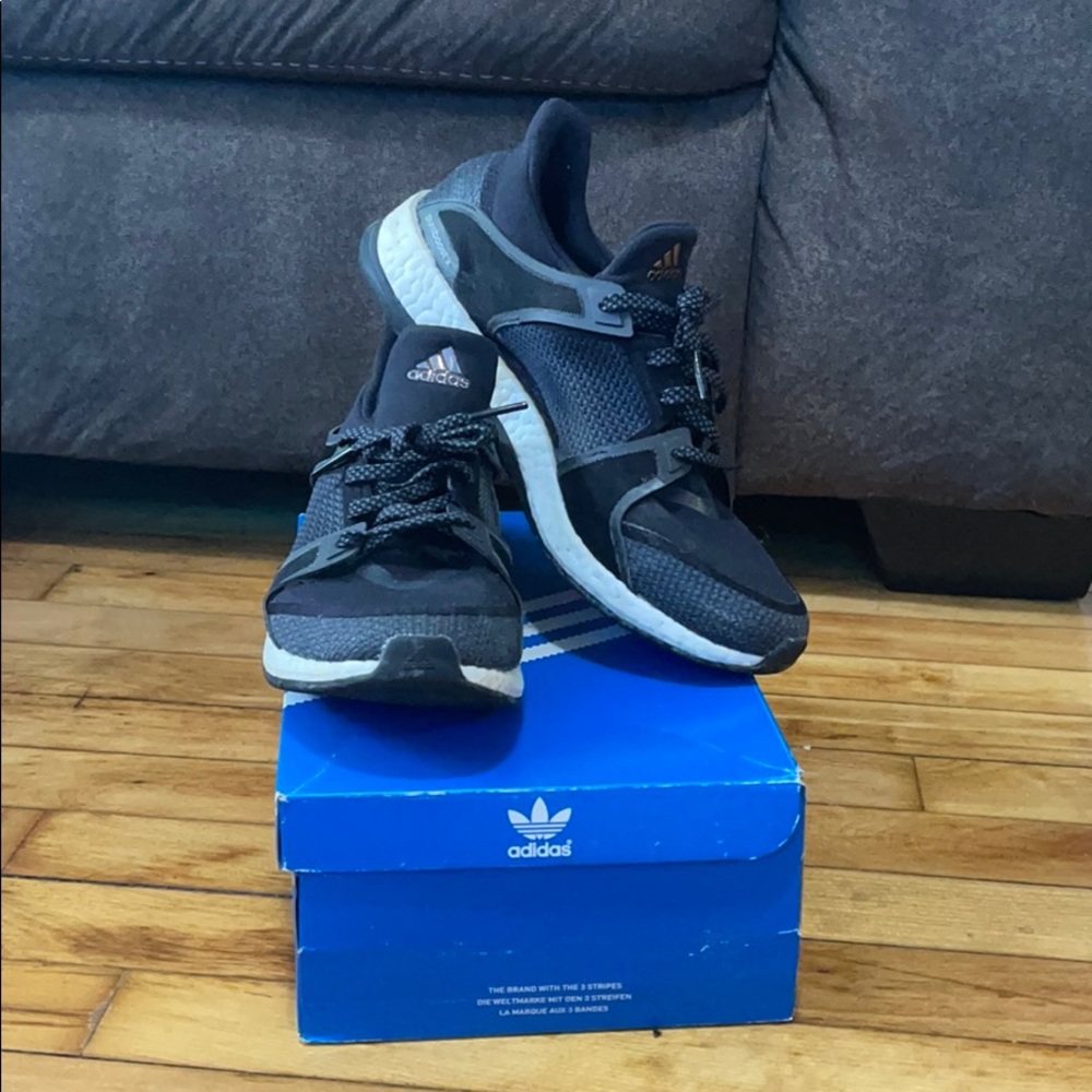 Womens Adidas Pure Boost X size 8.5 Black